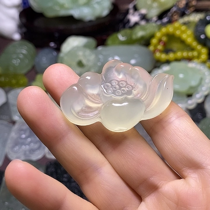 岫玉未镶嵌岫玉颈饰