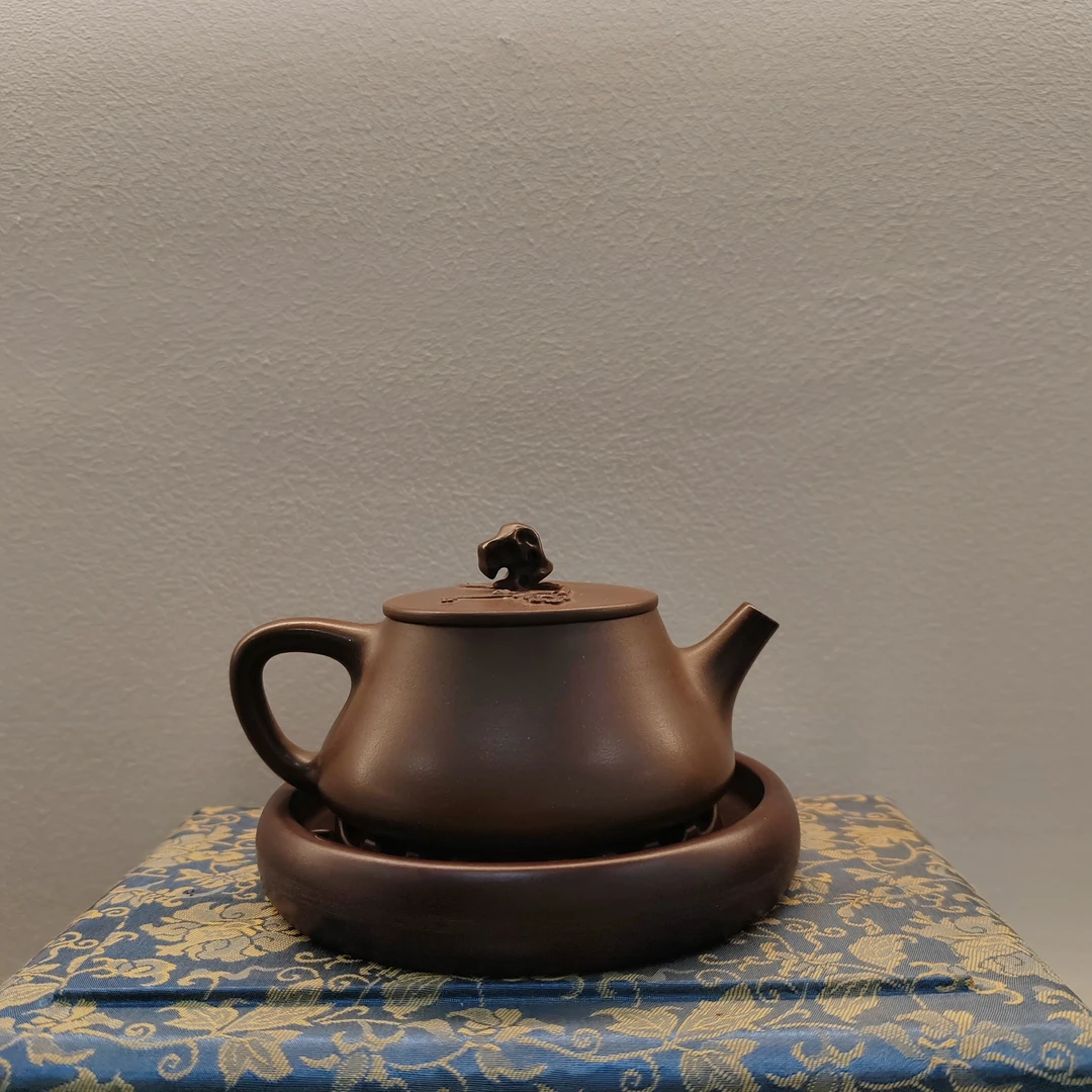 慕子-文化——赵信军紫泥太湖石石瓢-紫砂壶