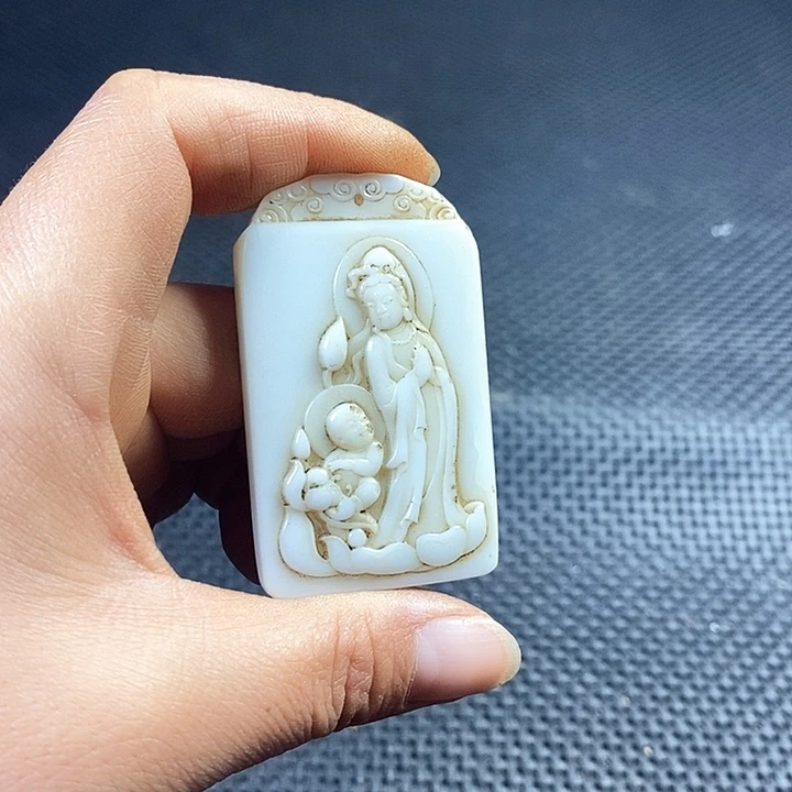 把件白玉菩提精选