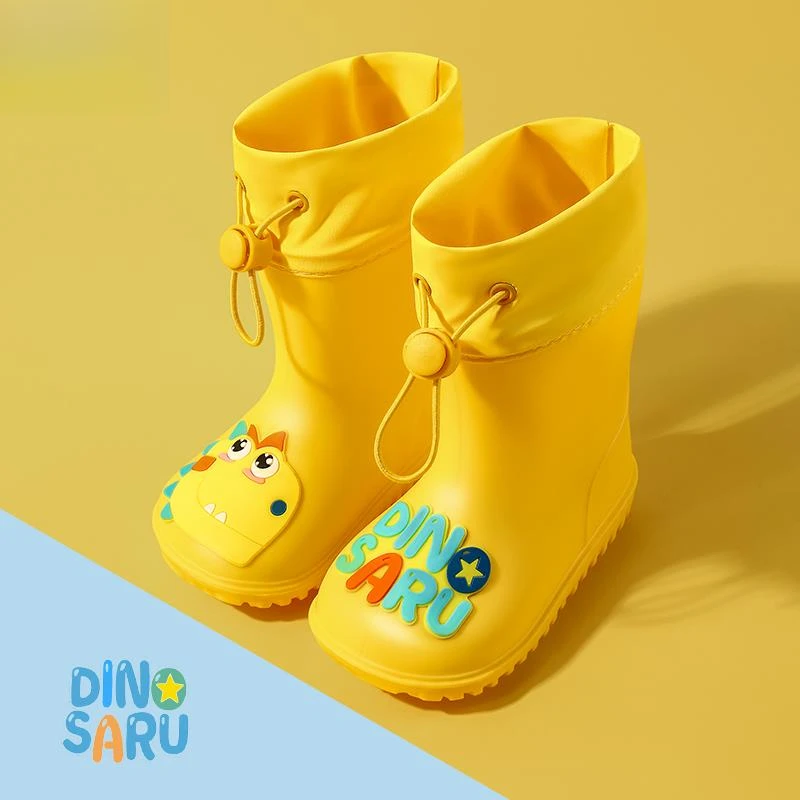 儿童雨鞋男童宝宝防滑雨靴女童学生上学幼儿水鞋防水小孩女款胶鞋