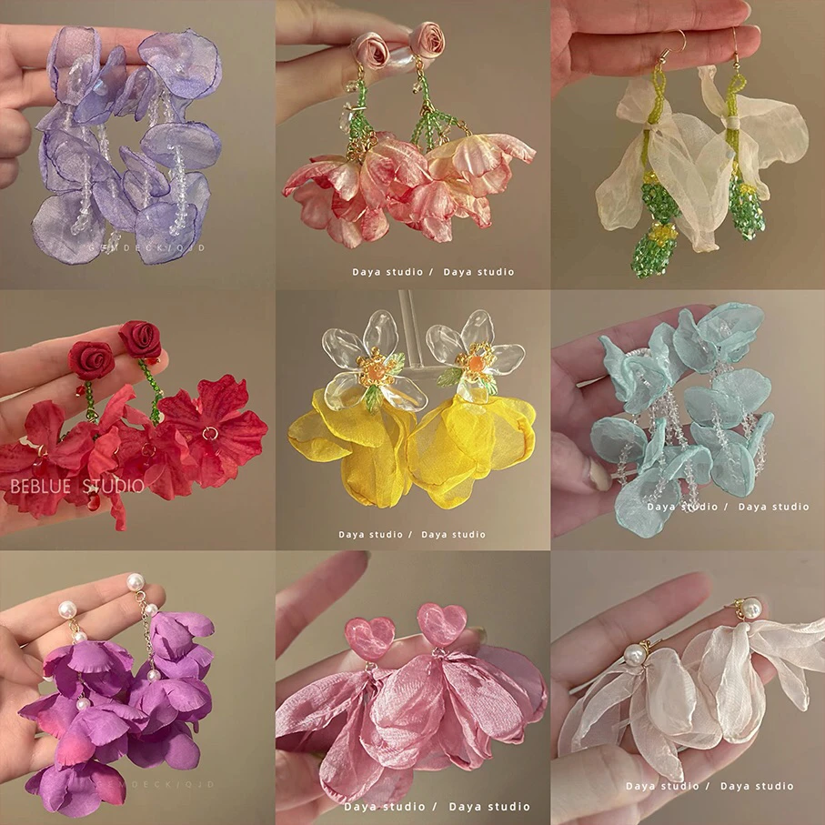 铜合金大理石耳饰 不满20补运费专拍