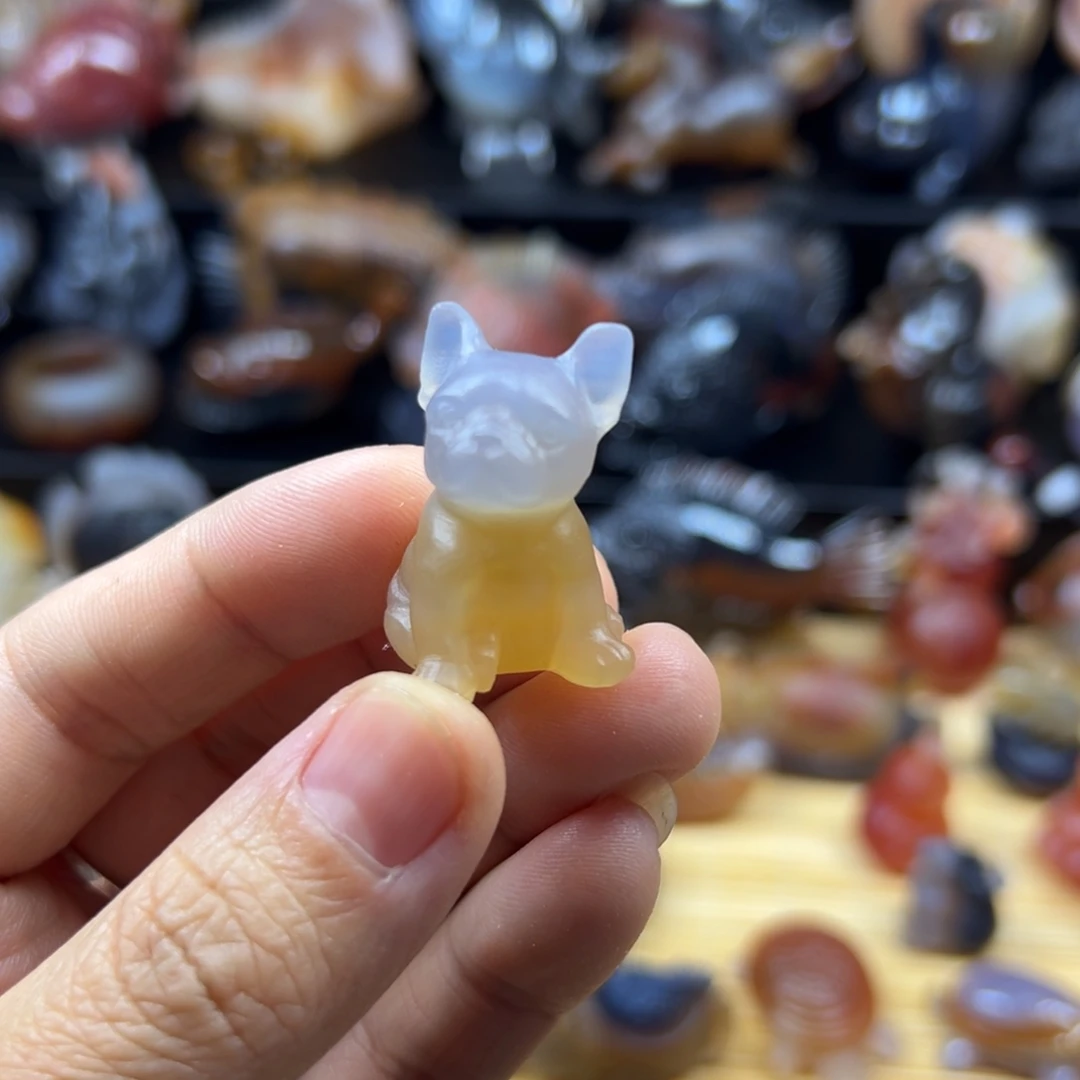 幸***运玛瑙/玉髓未镶嵌吊坠