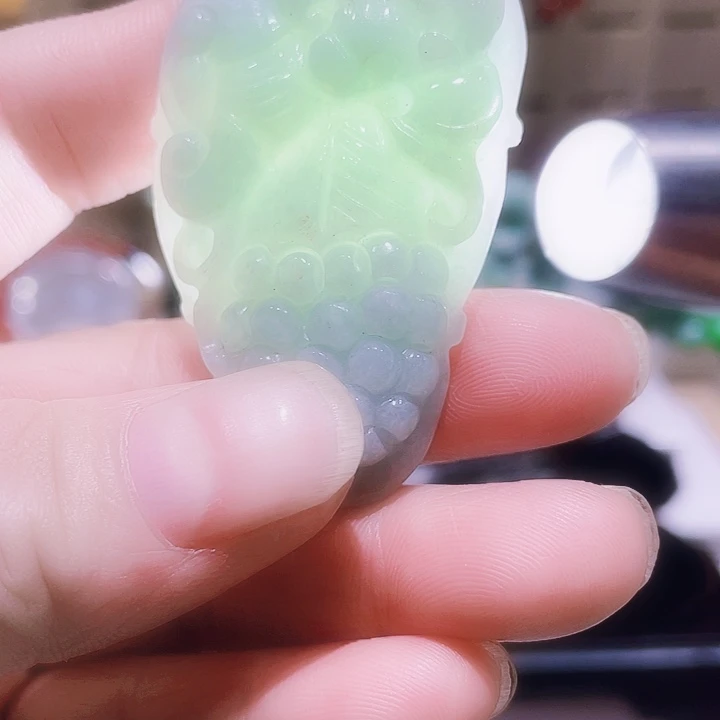 翡翠未镶嵌颈饰天然缅甸翡翠A货吊坠