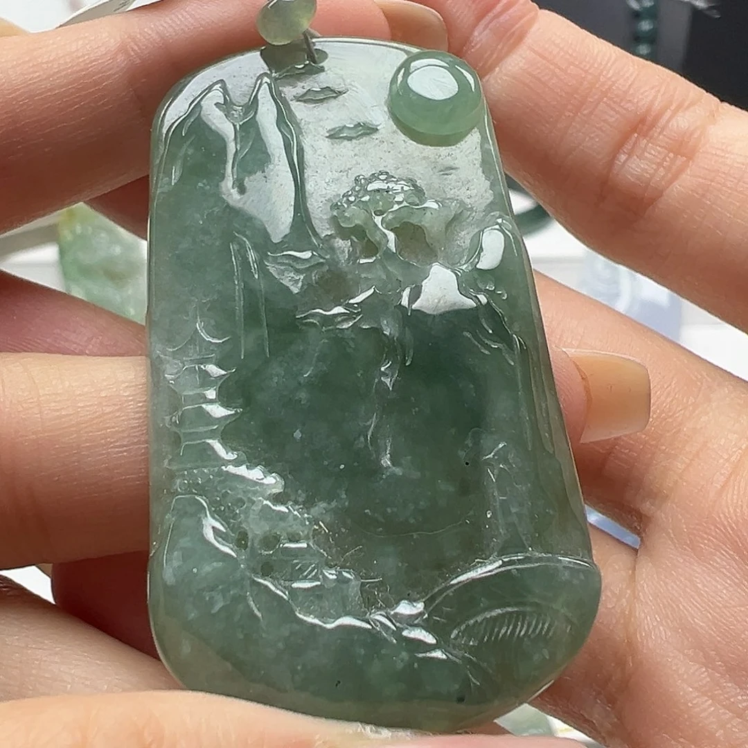 翡翠未镶嵌颈饰翡翠自选