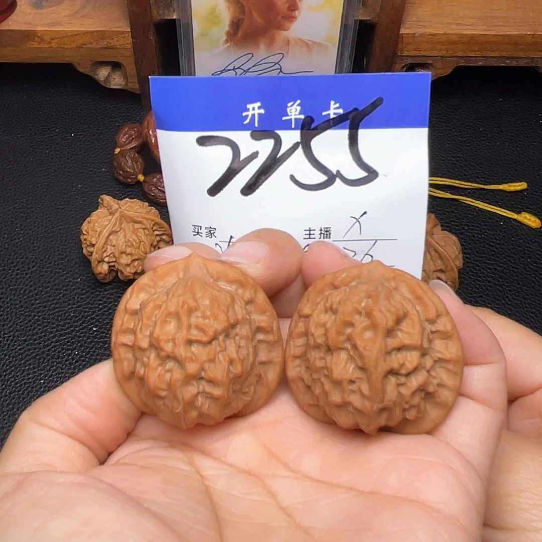 把件文玩核桃瓷娃娃36尺。 无刀