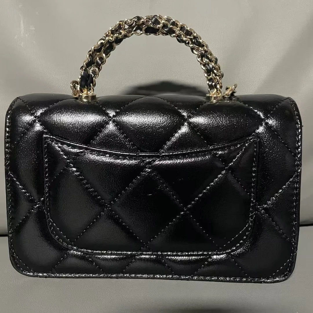 潮流真皮女包小手提包 10810 黑色