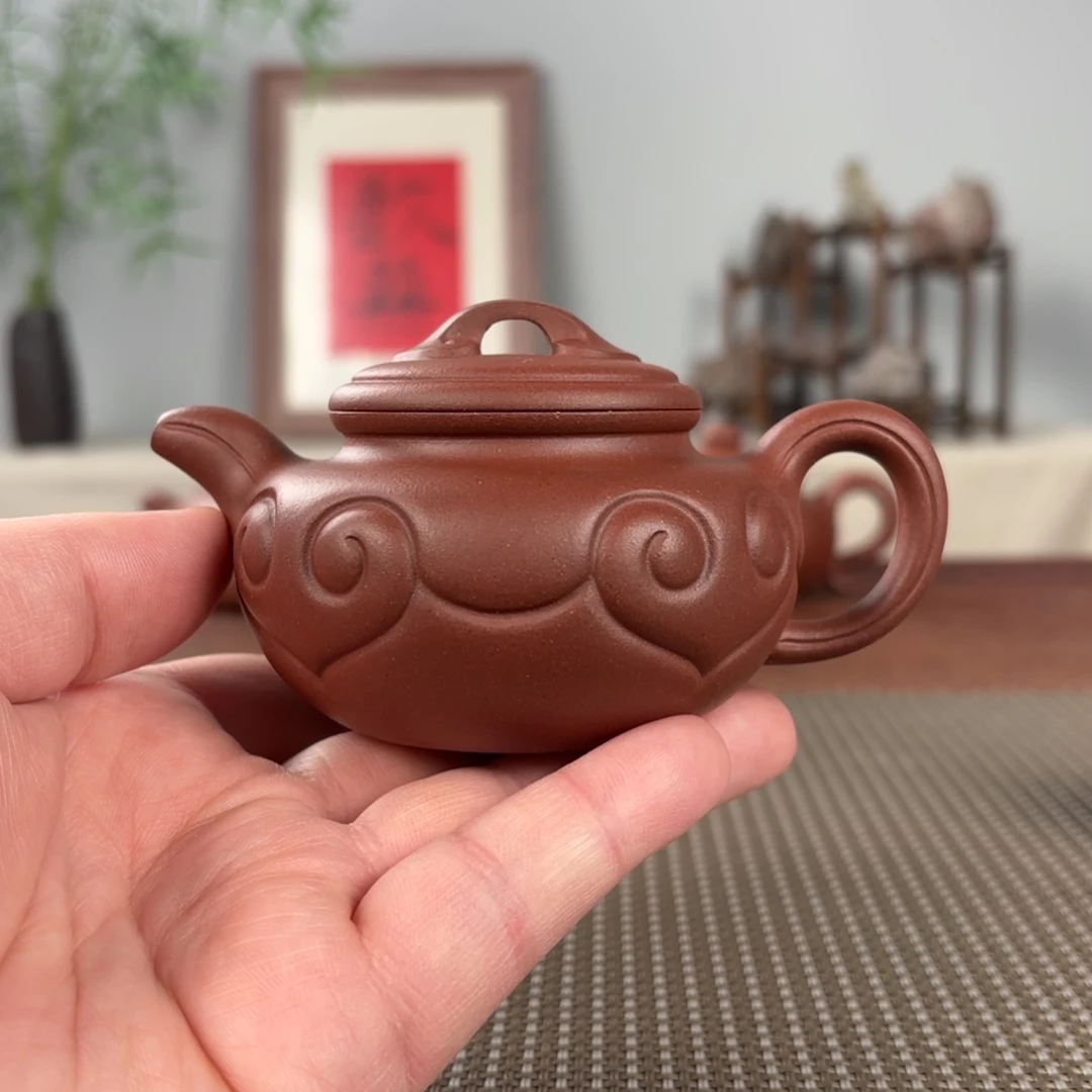 紫砂茶壶黄龙山原矿紫砂壶150