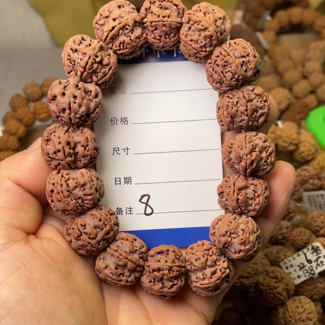 金刚菩提手串6瓣雪花扇面23mm