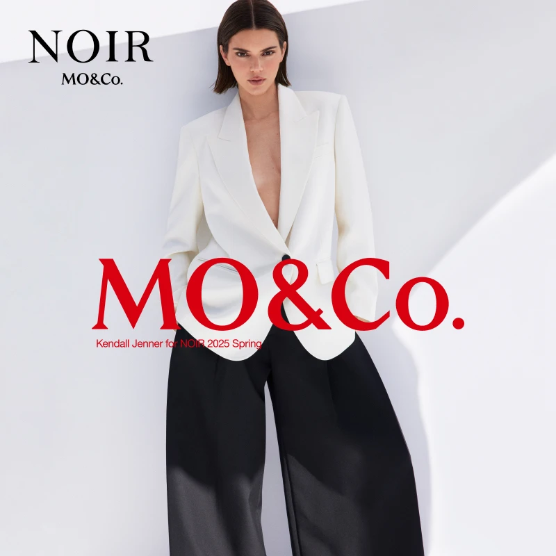 【moco肯豆同款NOIR系列】西装2025春新品绵羊毛外套MBE1BLA017