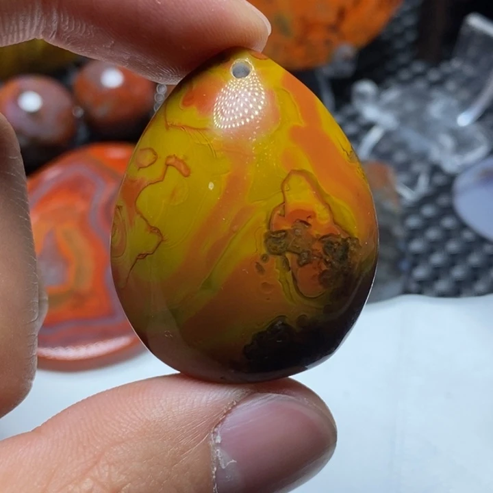 玛瑙/玉髓颈饰未镶嵌雅*