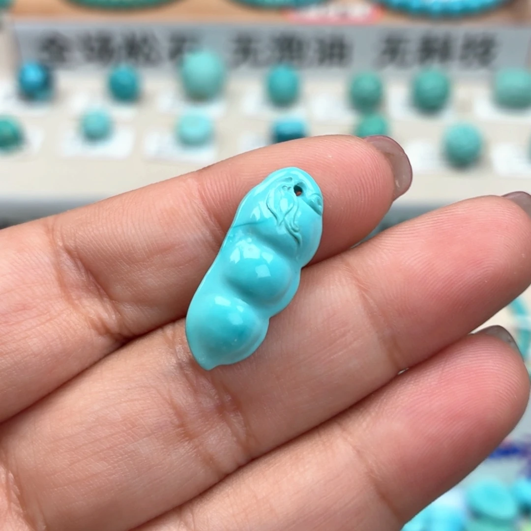 未镶嵌绿松石珠宝奇石