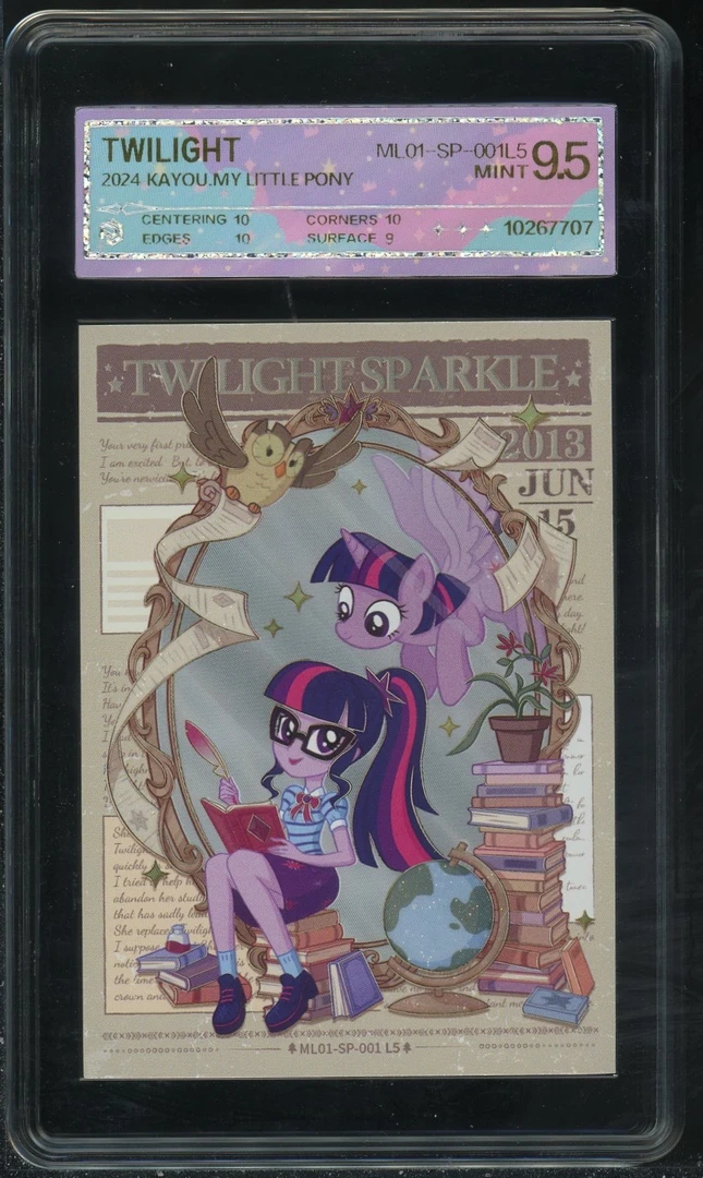 魔力书SP紫悦（ML01-SP-001）评级卡牌一张