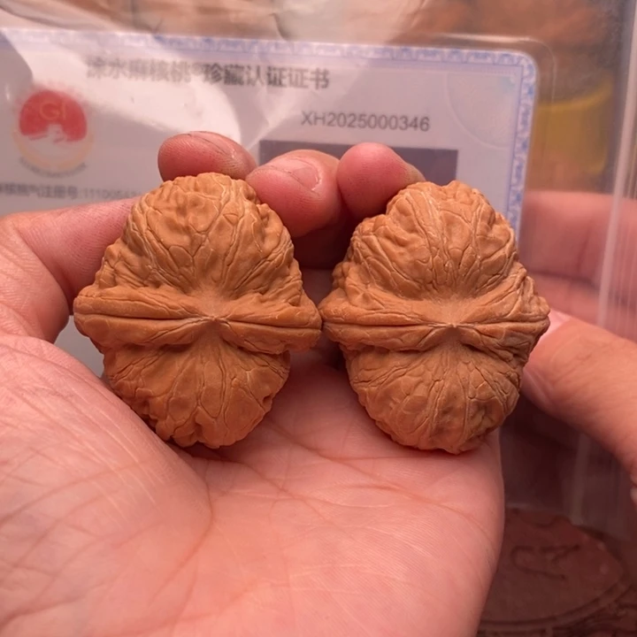 文玩核桃把件元宝42