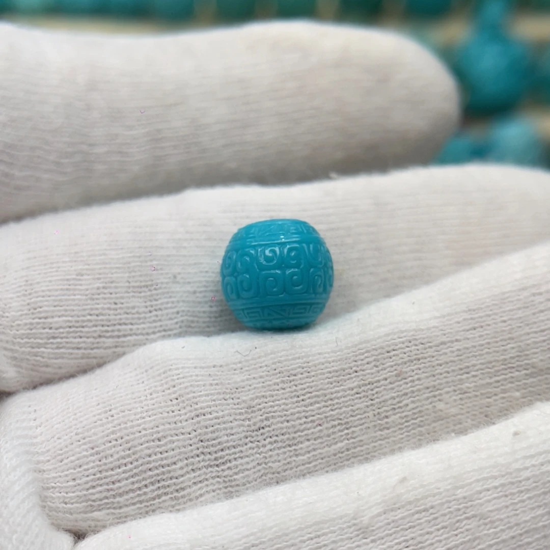 绿松石未镶嵌颈饰卡10.6-10.2