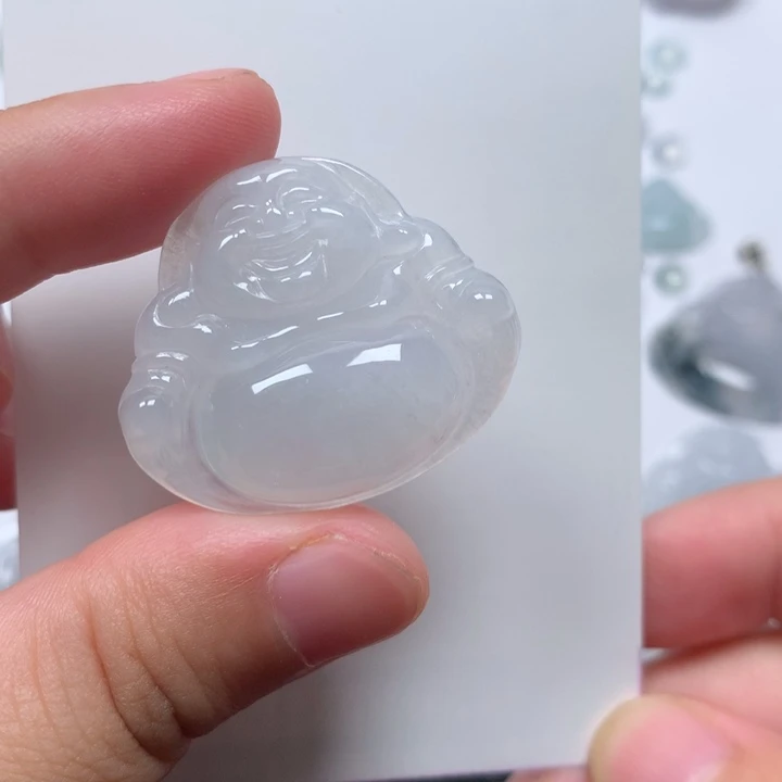 翡翠未镶嵌吊坠(不含链)佛公