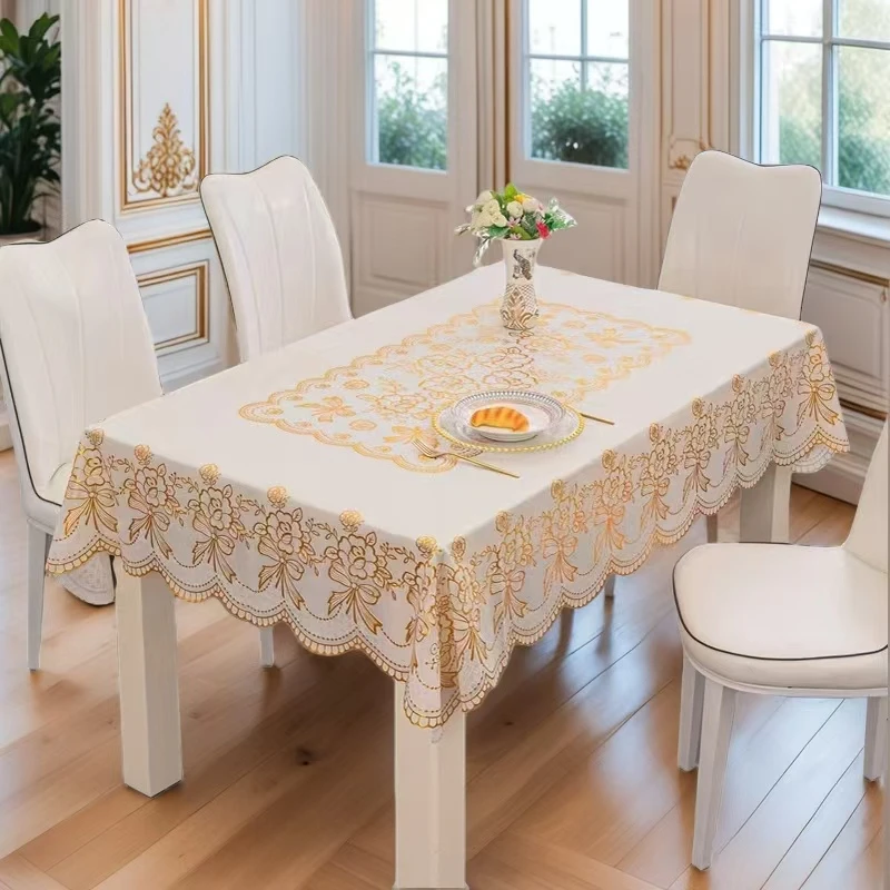 新款桌布茶几布正方形长方形椭圆形防水防油免洗防滑圆形餐桌桌布
