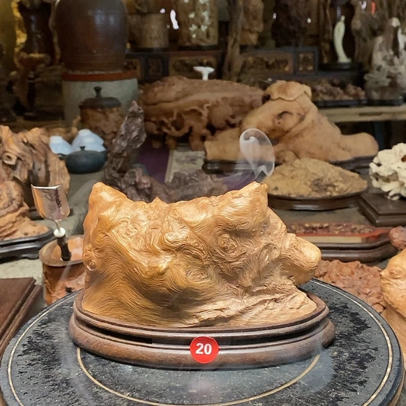 【闪购商品】20号荔枝木香炉工艺