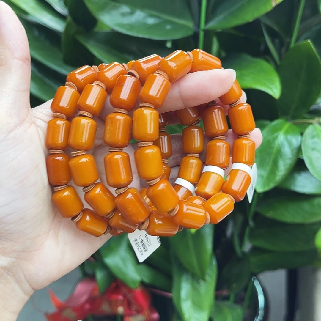 琥珀未镶嵌手链11 多样性发其一