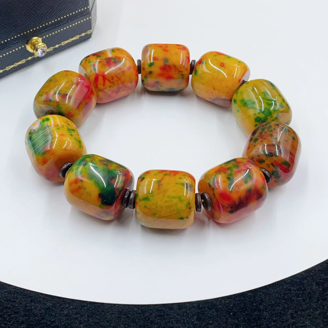 4202  烛 龙 百 草 丹 珠手串多样性发货