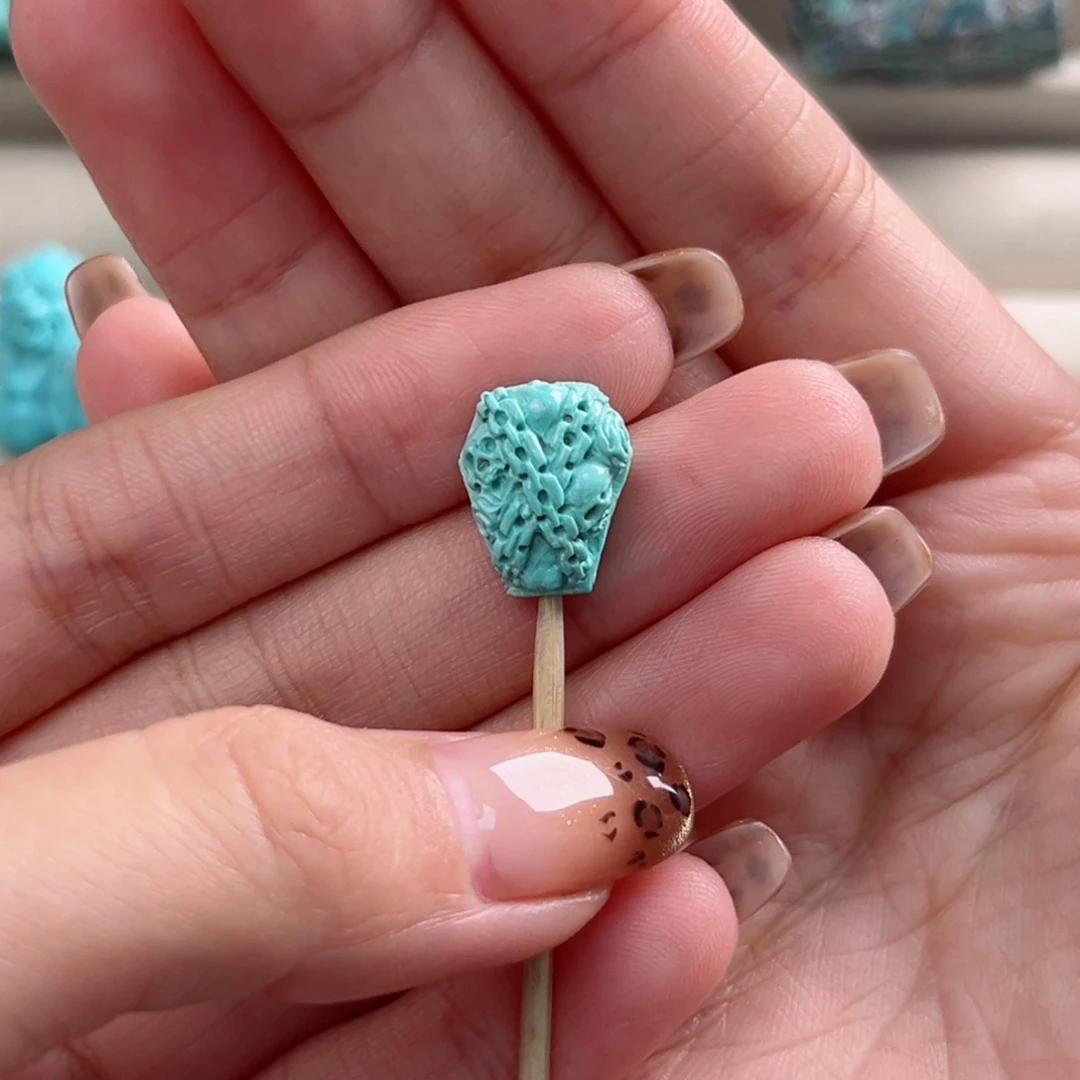 绿松石未镶嵌配饰