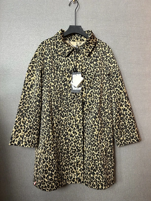99新 MaxMara maxmara豹纹大衣外套99新