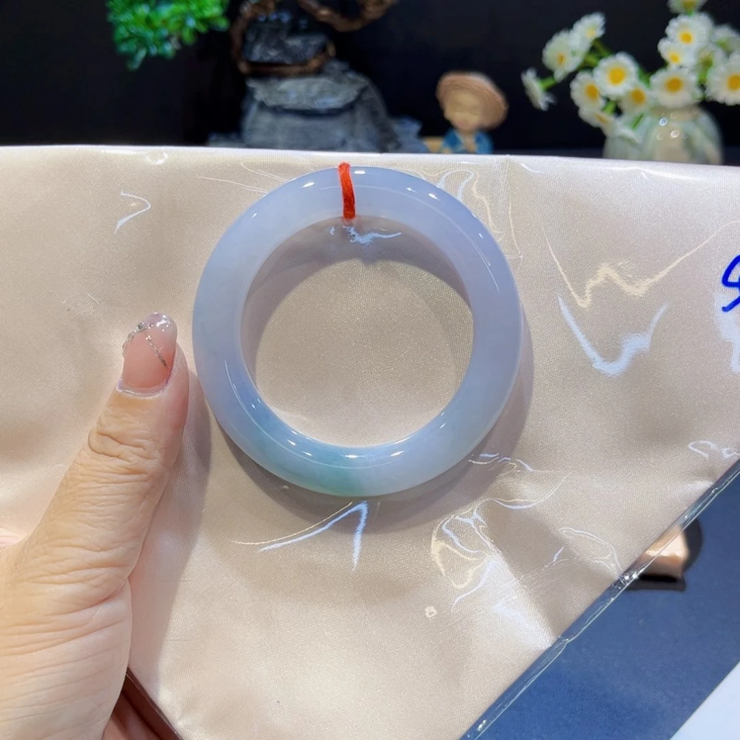 翡翠手镯未镶嵌翡翠手镯51圈口