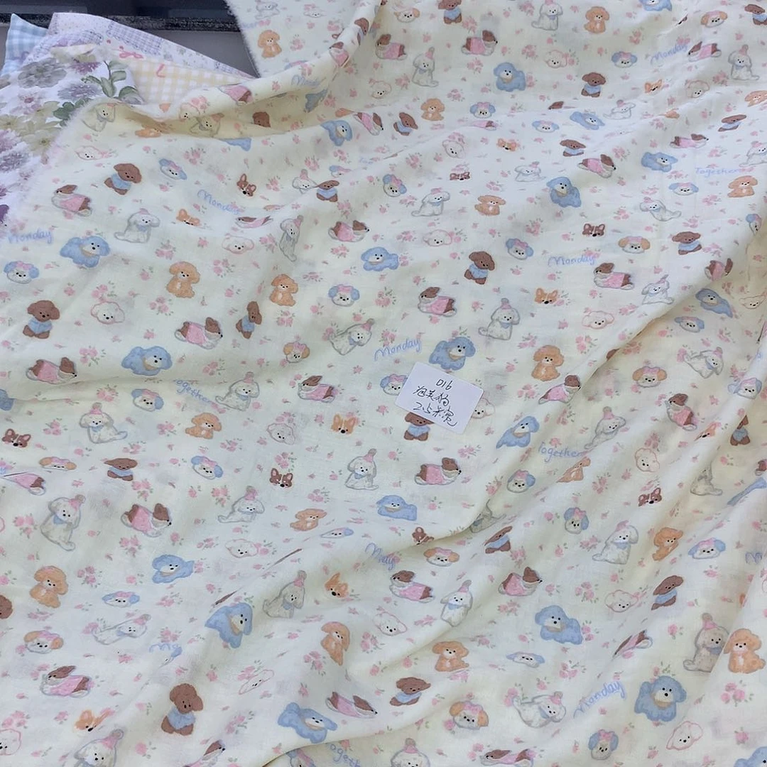 棉016全棉双层纱母婴A类2.5米宽