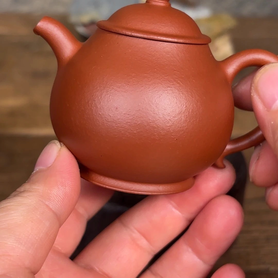 茶壶紫砂小品潘壶100容量