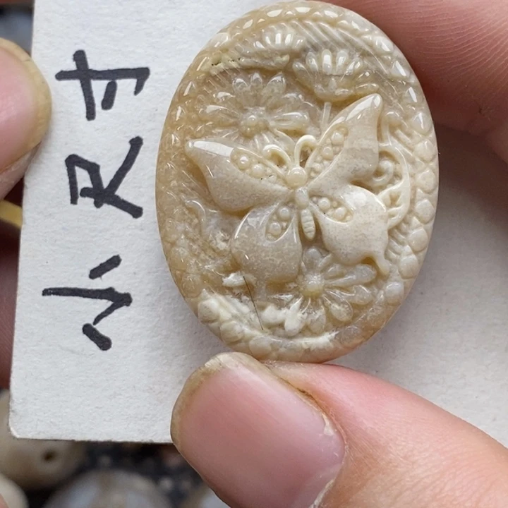 硅化珊瑚（珊瑚玉）未镶嵌颈饰