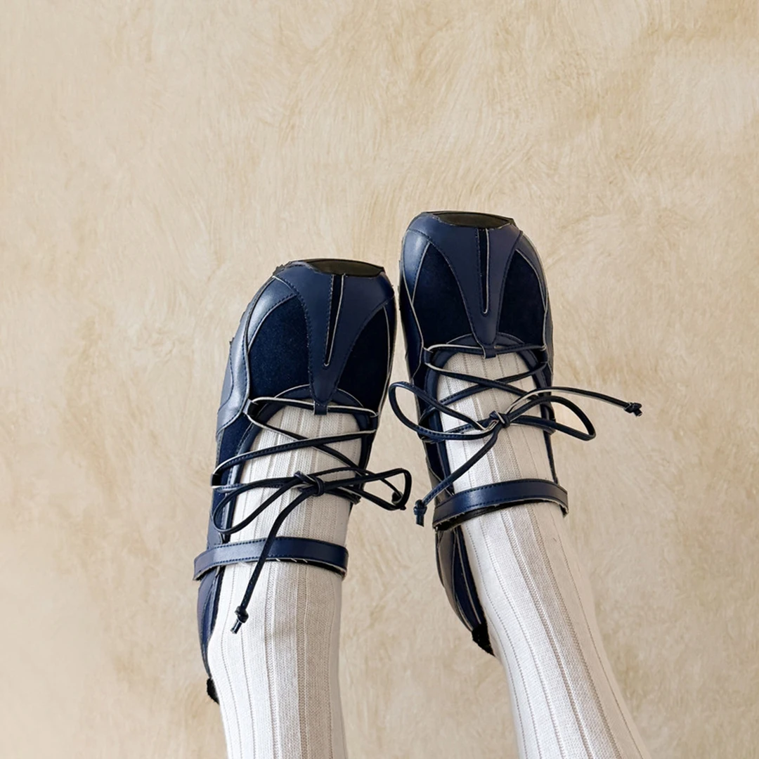 小众设计感厚底增高机能风玛丽珍单鞋女2026早春新款芭蕾舞德训鞋