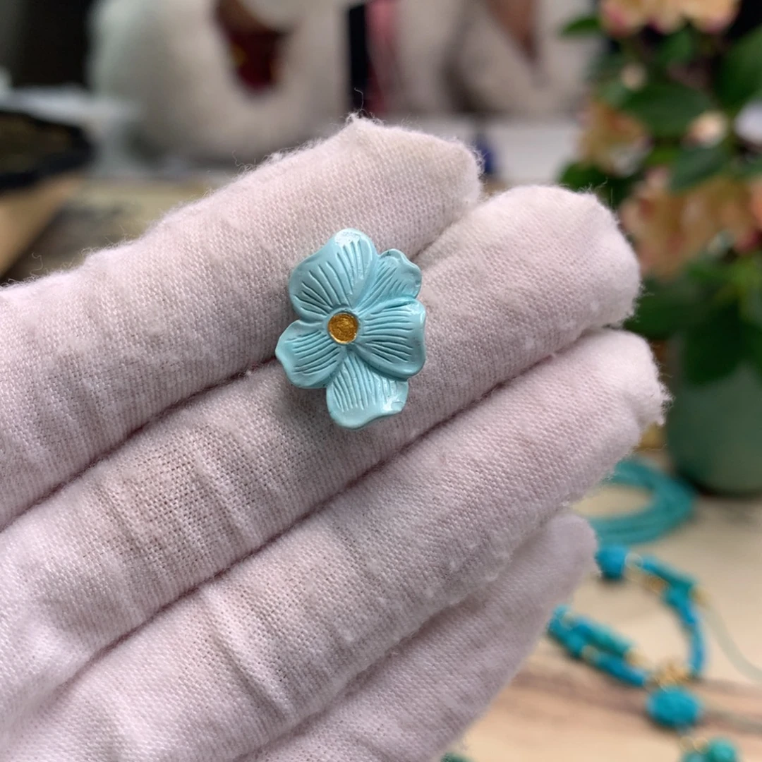 绿松石未镶嵌配饰