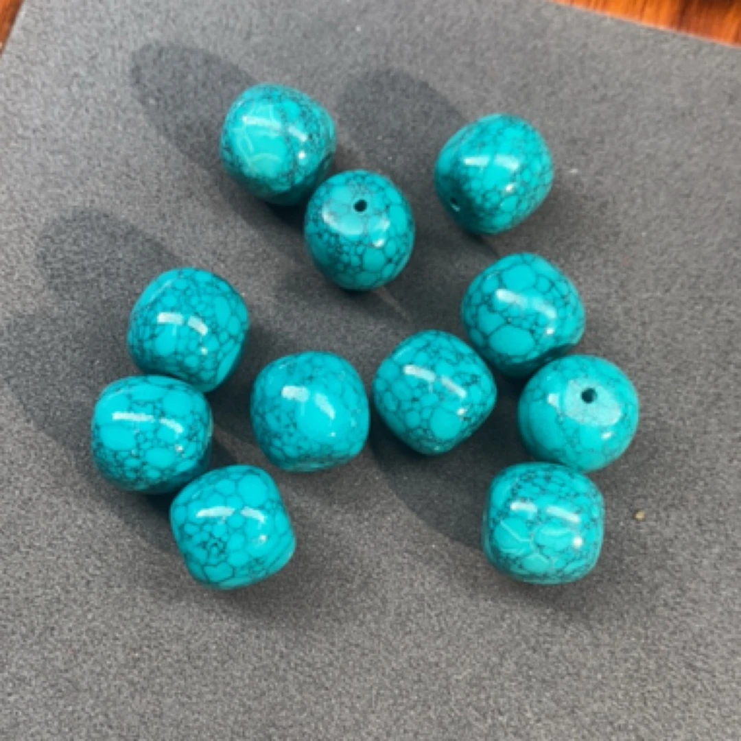 【全场清仓】15*14桶珠蓝色076