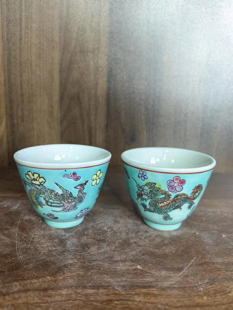 A196景德镇制陶瓷主人杯一对