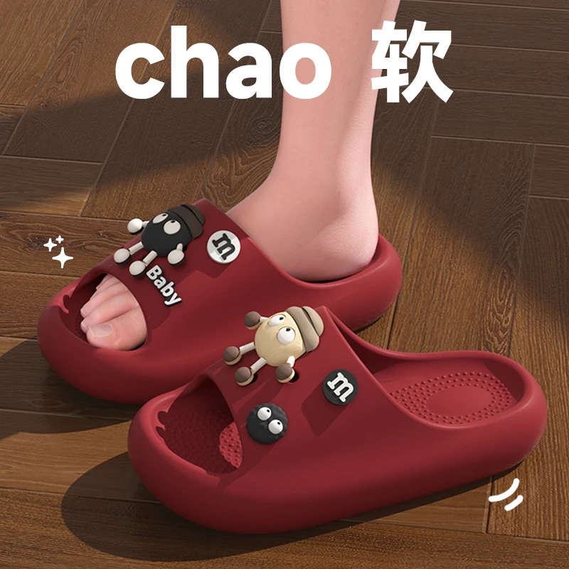 儿童拖鞋6-12岁小孩子宝宝凉拖鞋2025新款卡通厚底居家用防滑凉拖