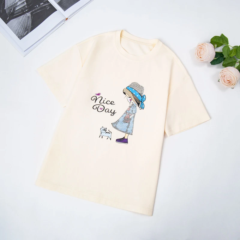 1969女童短袖儿童韩系品质夏季2025新款爆款女孩独特洋气t恤童装