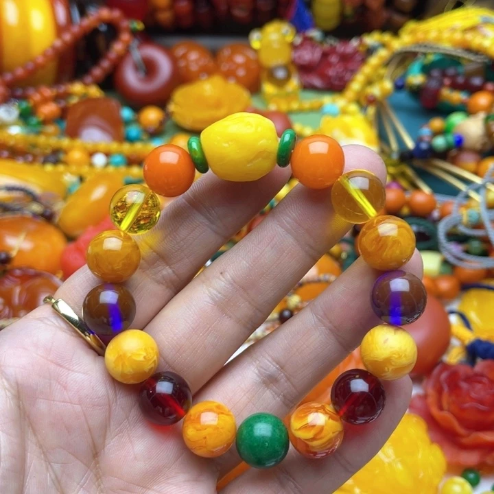 树脂制品33号彩色手串