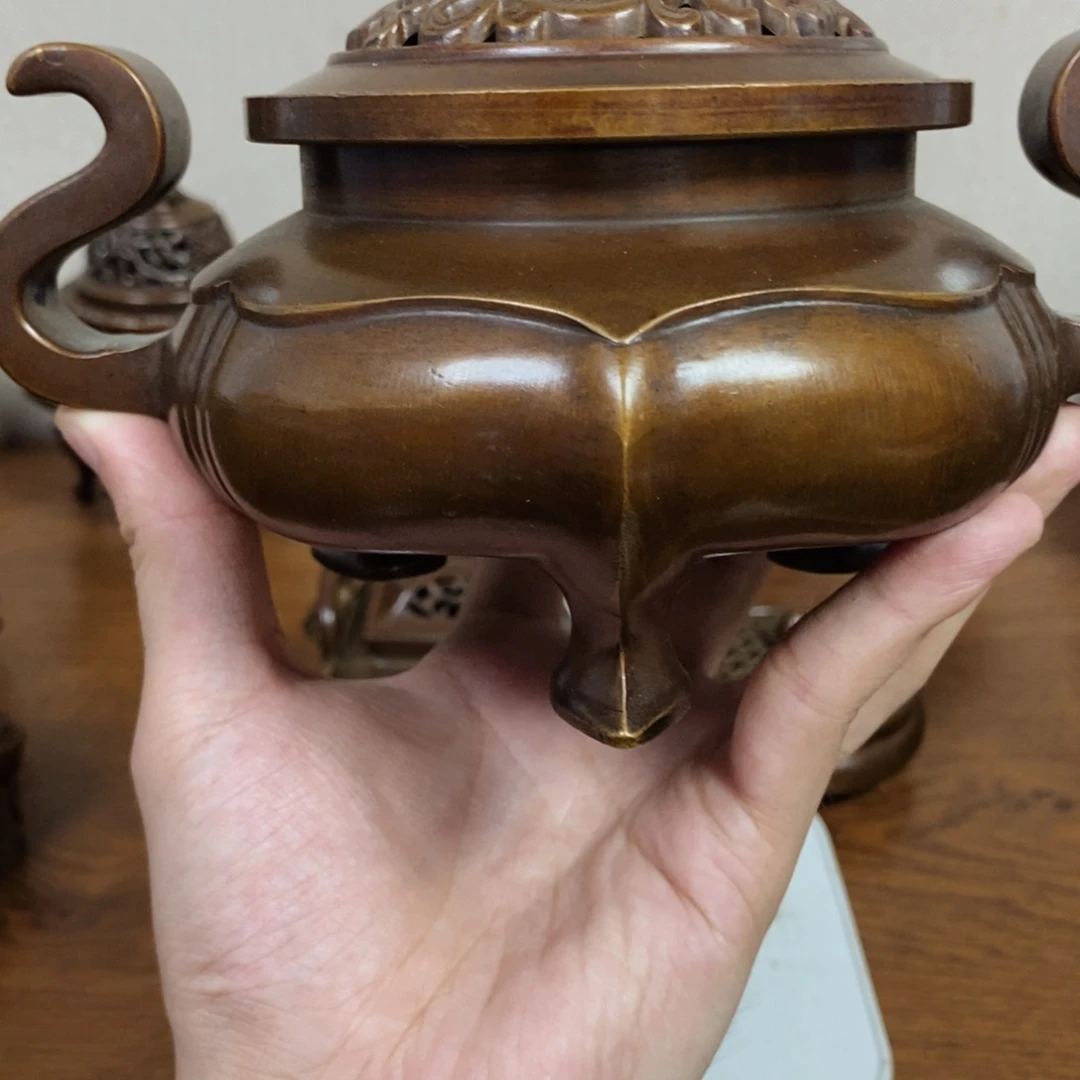 铜杜盛世铜炉铜器香炉工艺品