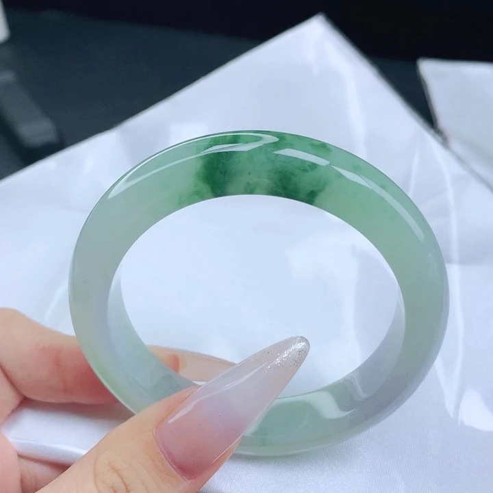 未镶嵌手镯翡翠53-54圈口