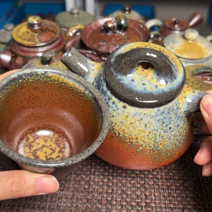 茶杯紫砂石瓢直杯