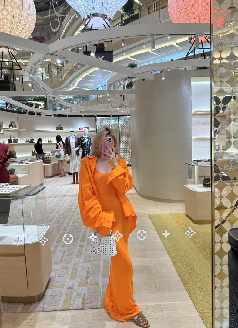 夏季新款高级感衬衫和连衣裙