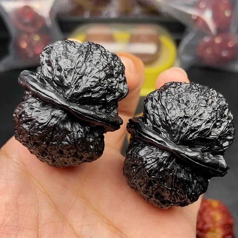 【闪购商品】把件文玩核桃41尺饕餮金蟾55克
