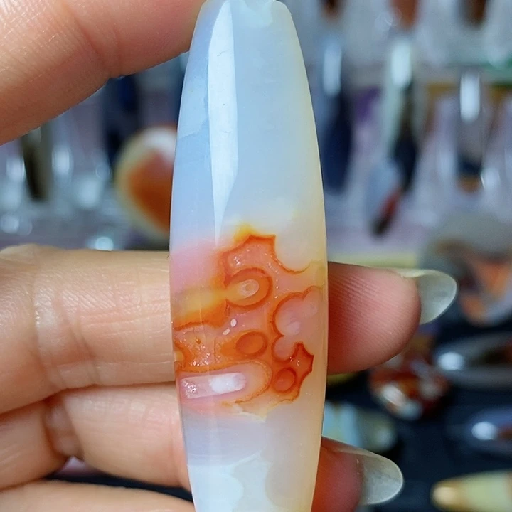 玛瑙/玉髓颈饰合金