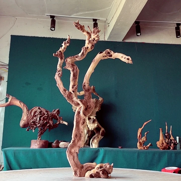 功***茶金丝檀132 金丝红木羊蹄甲半成品