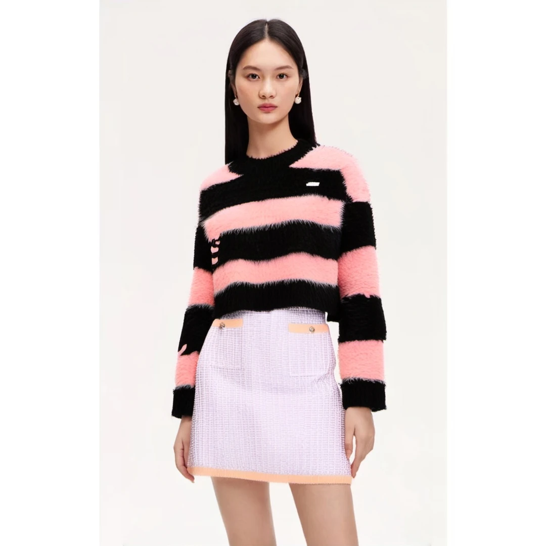 Mind Bridge/心桥女装半身裙短裙高腰时尚MB1726-MVSK322D