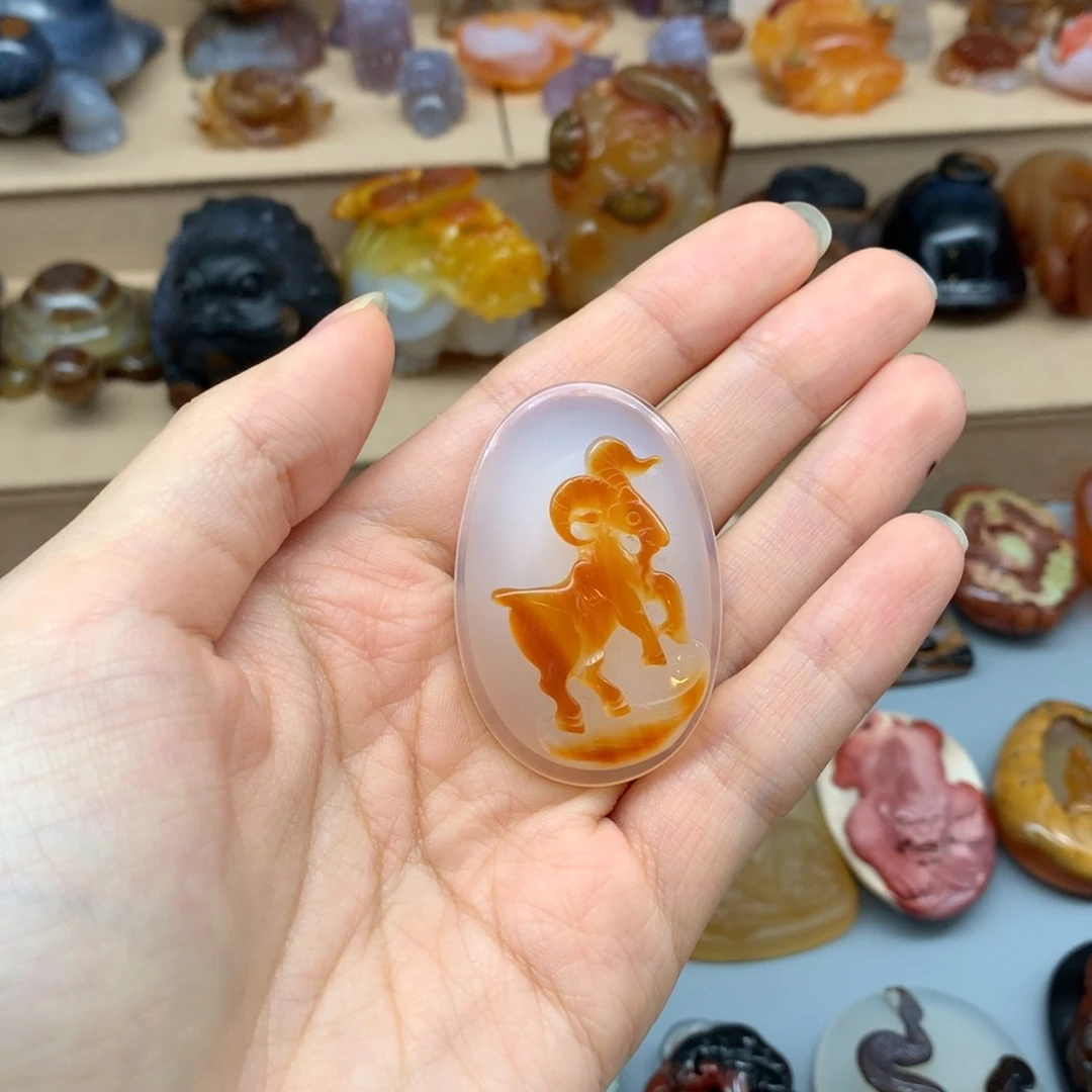 未镶嵌吊坠(赠链)玛瑙/玉髓