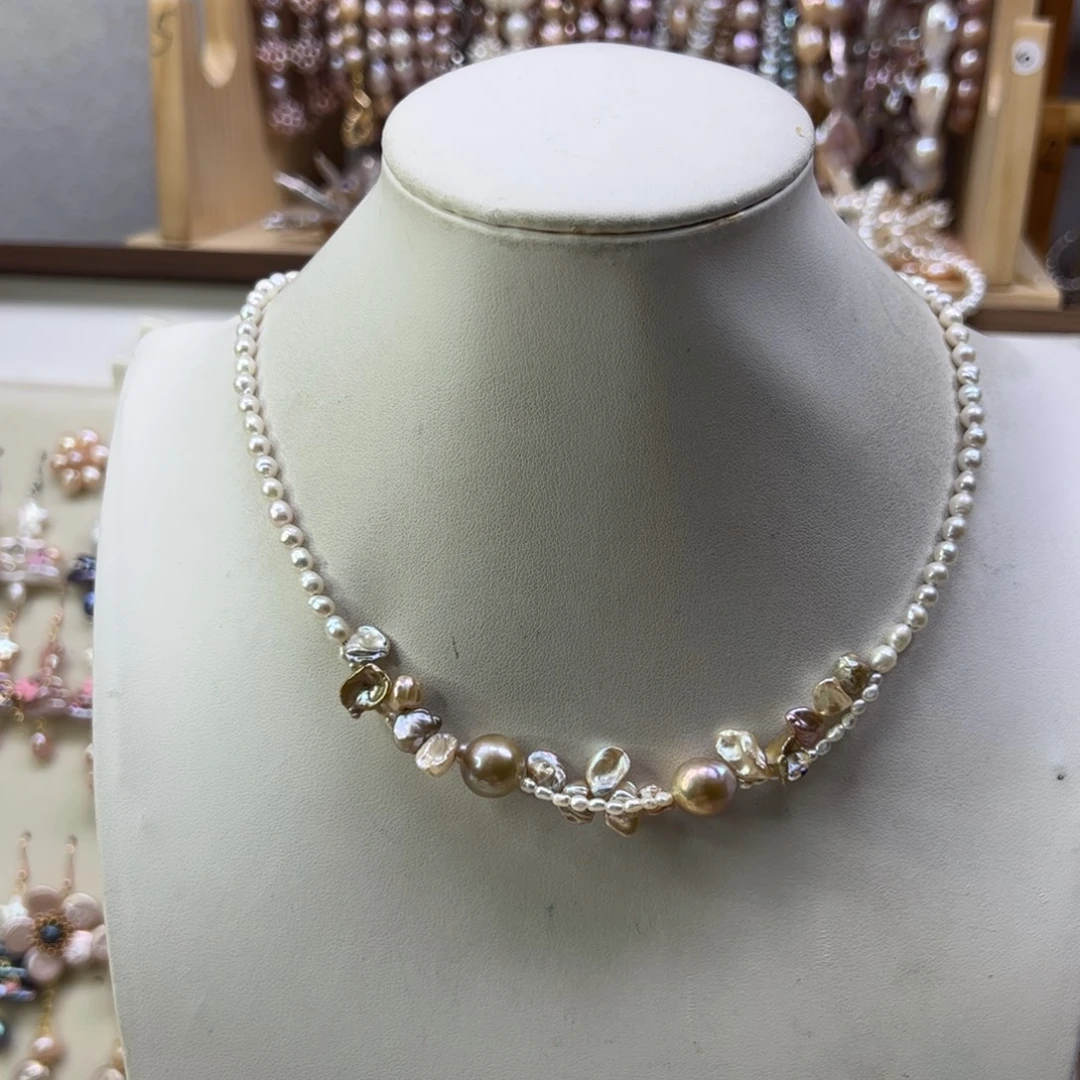 合金淡水珍珠手绳