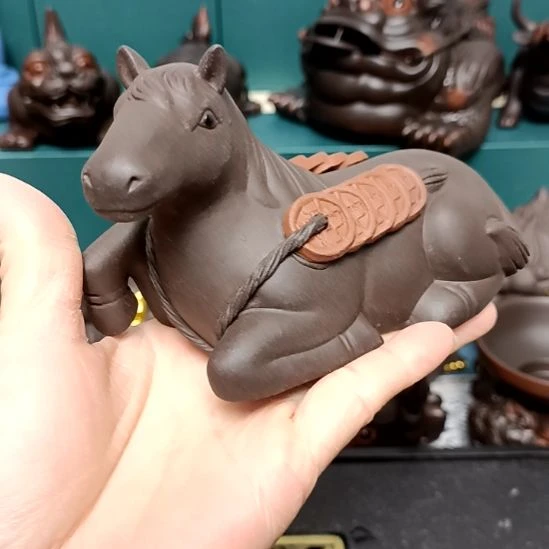 茶宠紫砂小马茶宠摆件