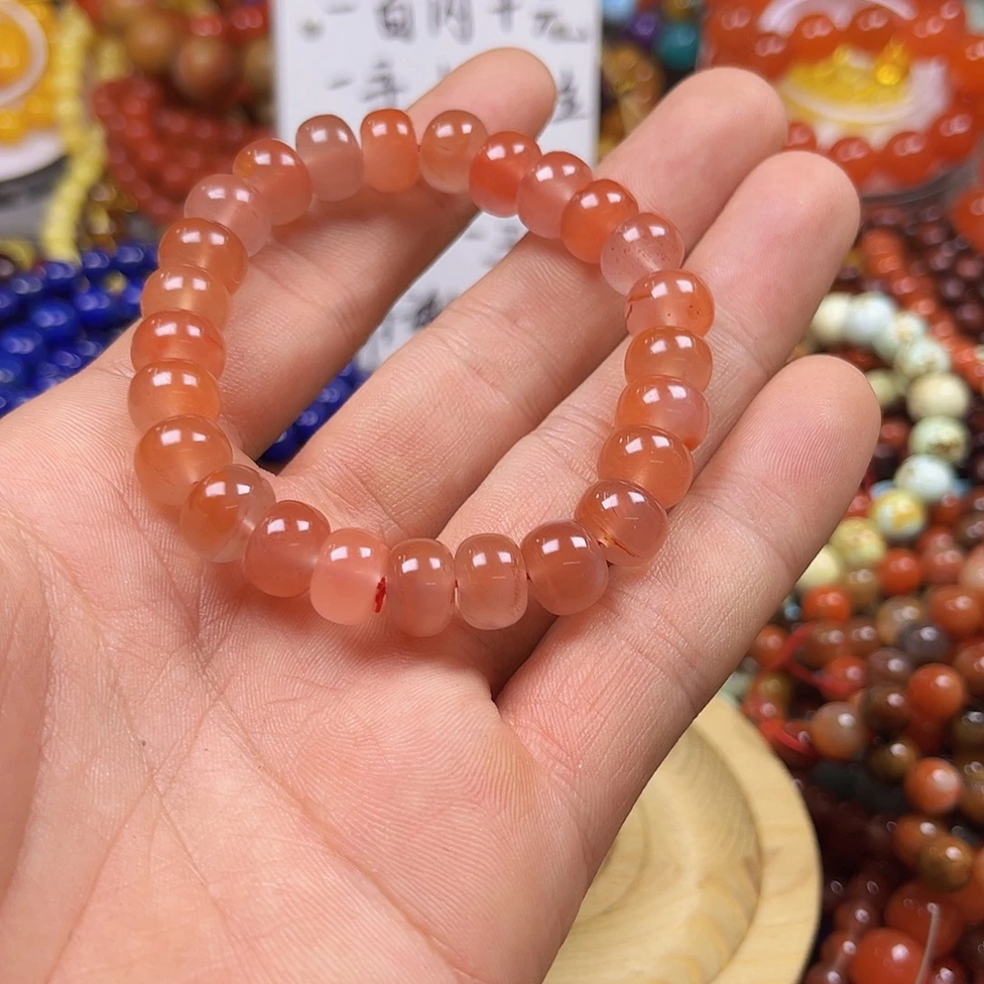 大***纷玛瑙/玉髓未镶嵌颈饰54385