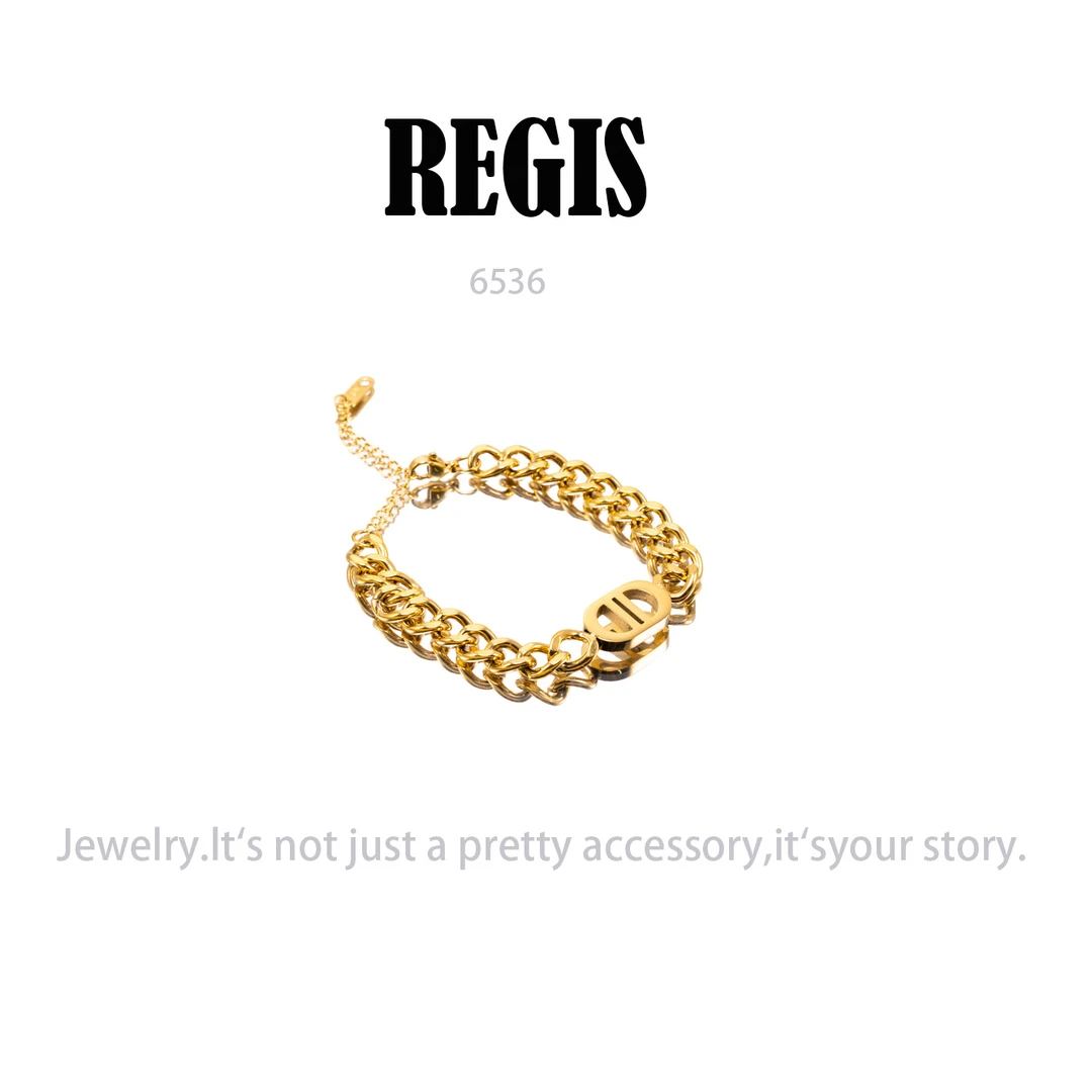 铜合金耳饰 简约镶嵌个性气质小众设计高级感耳钉耳饰～6536