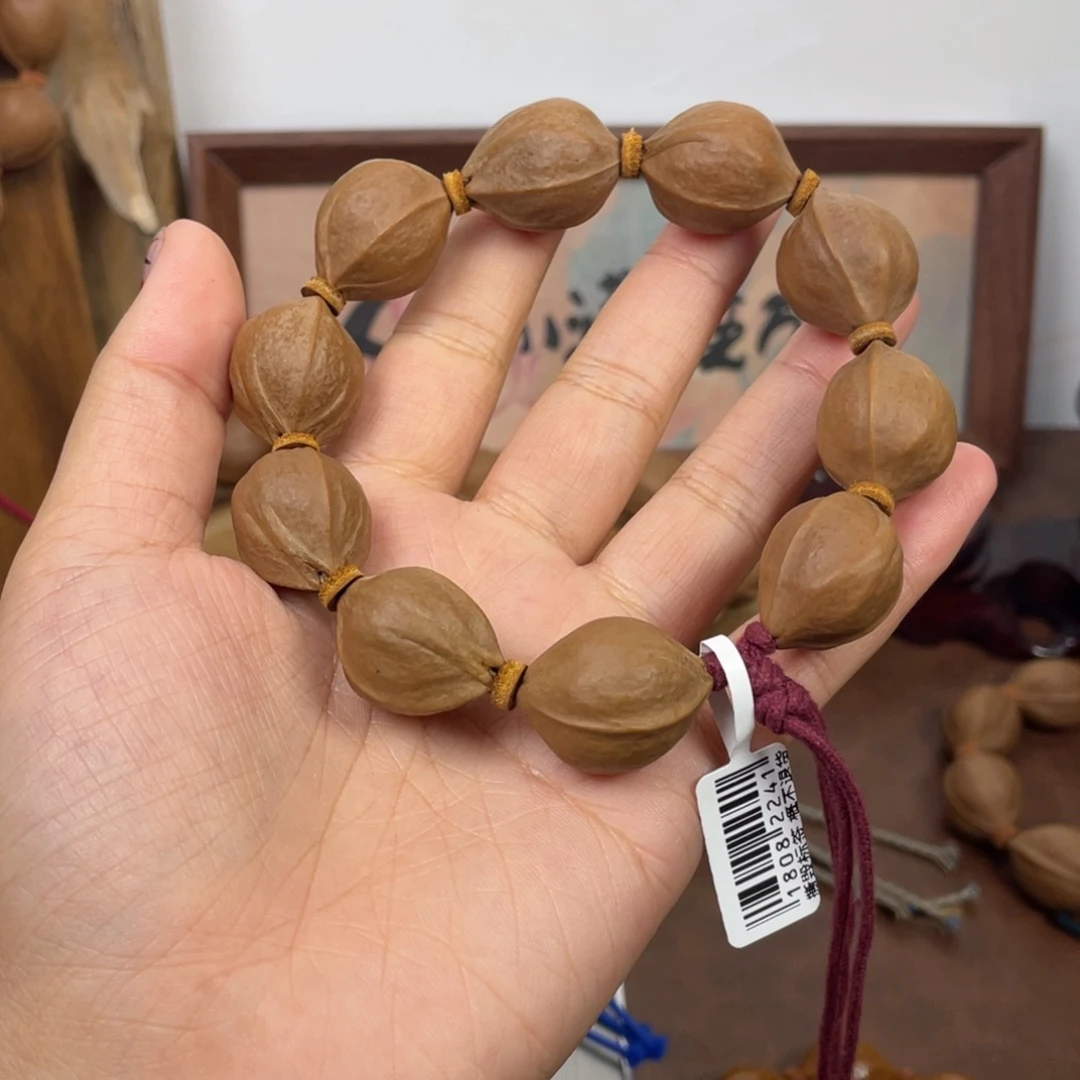 樂***-手串/手链橄榄核19.5*25梅林铁核